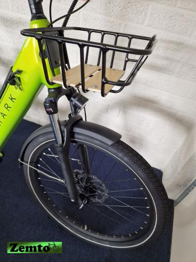 Damen E-Bike Shark mit Mittelmotor , Hydr. Bremse, 7 Gang Neon grün